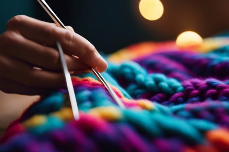 How to Knit a Blanket with Circular Needles Easily