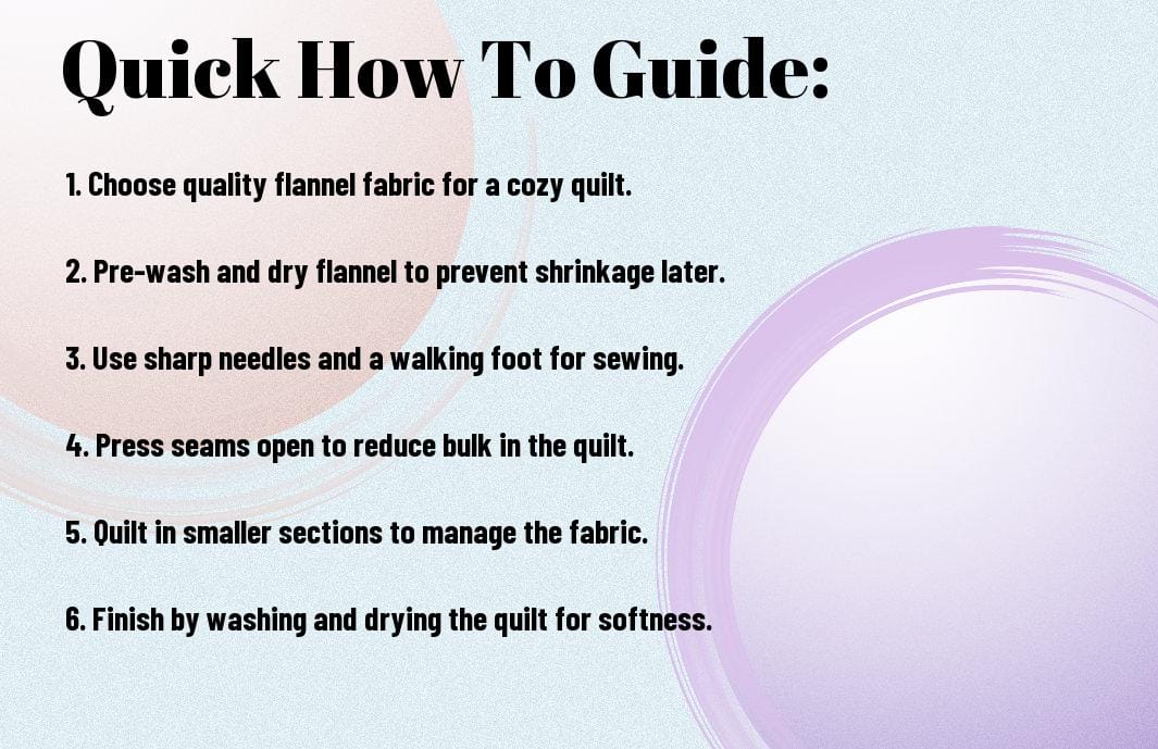 quilting with flannel practical tips hoh - How to Quilt with Flannel Fabric - Practical Tips