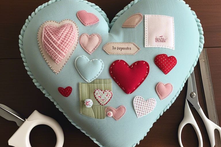 diy guide making heart pillow with sewing het - How to Make Heart Pillow - DIY Sewing Guide